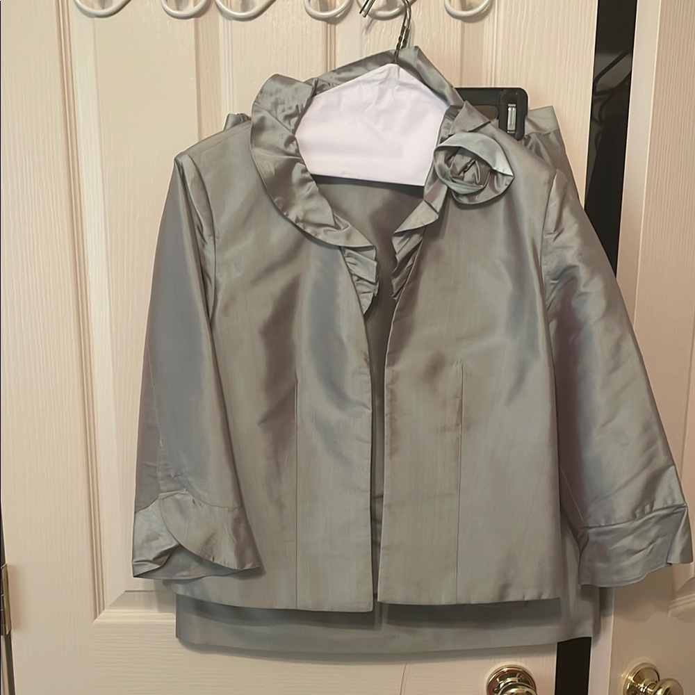 Marissa Baratelli Mother of the Bride Suit with Ruffle Detail